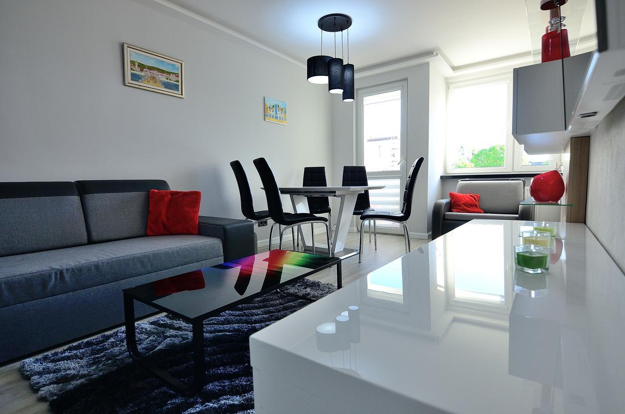 Victus Apartamenty, Apartament Tesla Sopot Kültér fotó